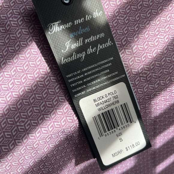 Greyson Block G Polo ⛳️ Color Willowherb - Picture 11 of 12